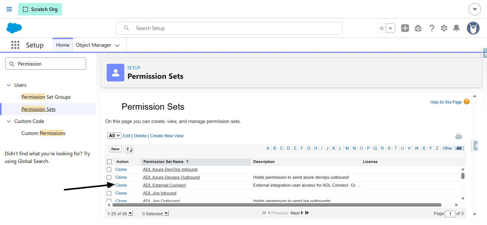 Azure DevOps → Salesforce Marketplace connector screenshot