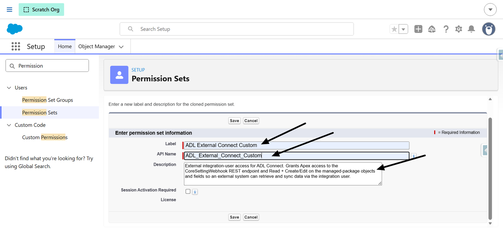 Azure DevOps → Salesforce Marketplace connector screenshot