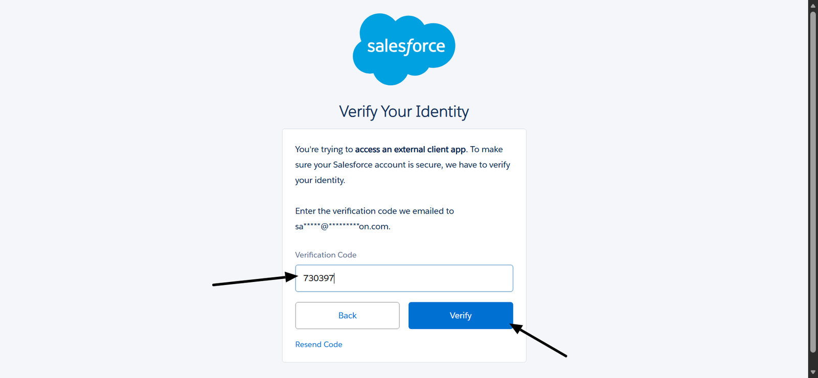 Azure DevOps → Salesforce Marketplace connector screenshot