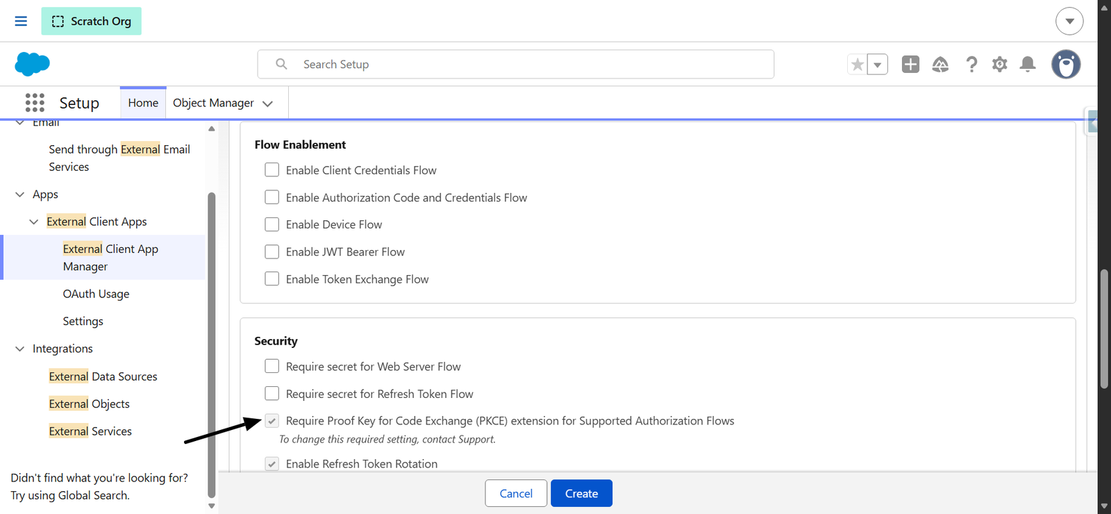 Azure DevOps → Salesforce Marketplace connector screenshot