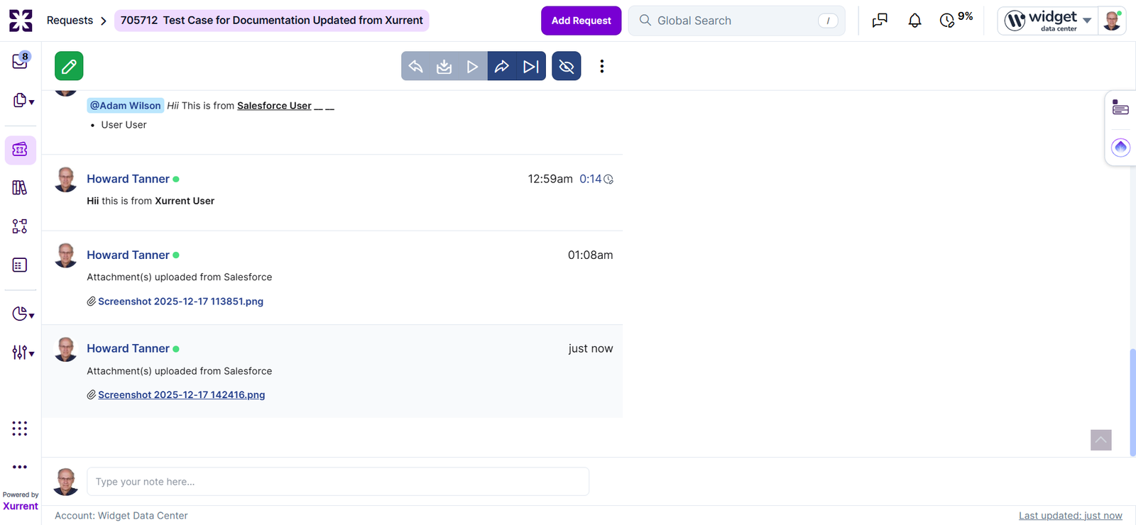 Xurrent KB screenshot