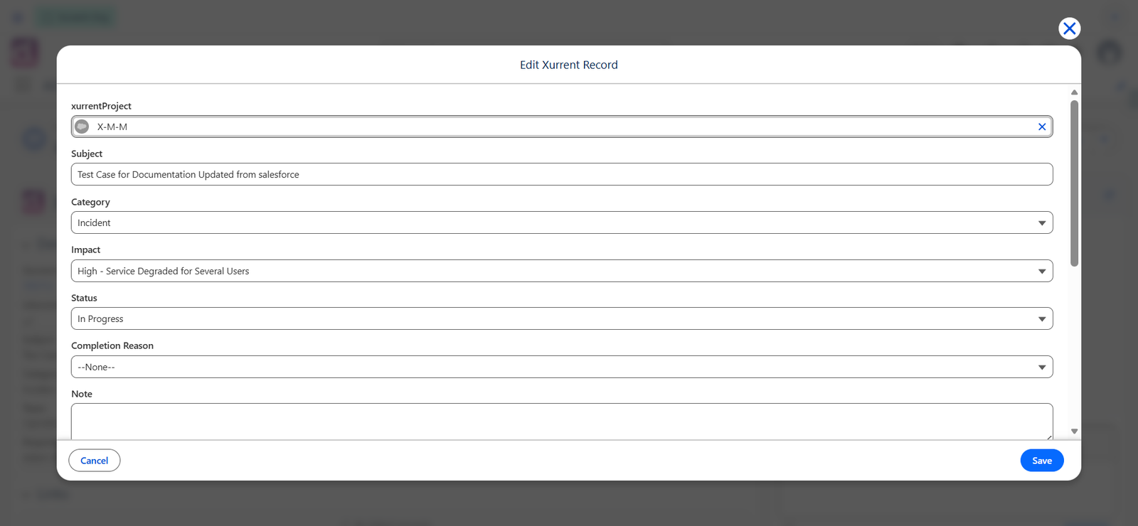 Xurrent KB screenshot