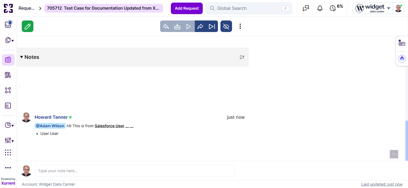 Xurrent KB screenshot