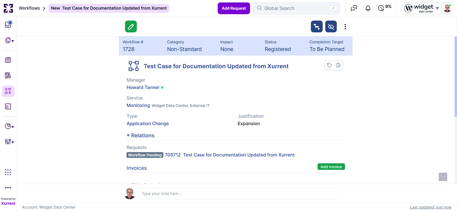 Xurrent KB screenshot