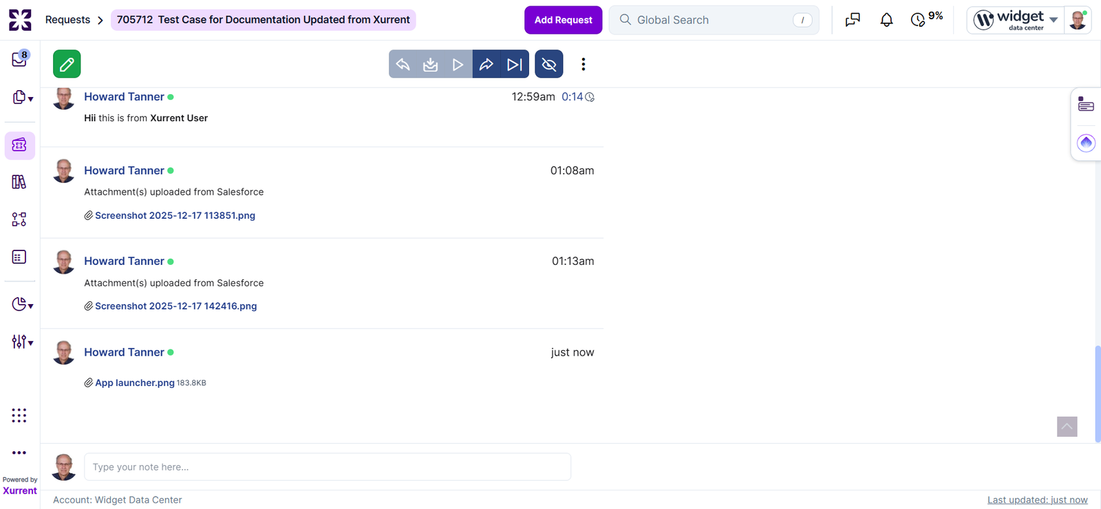Xurrent KB screenshot