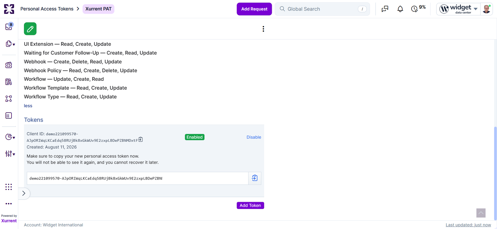 Xurrent KB screenshot
