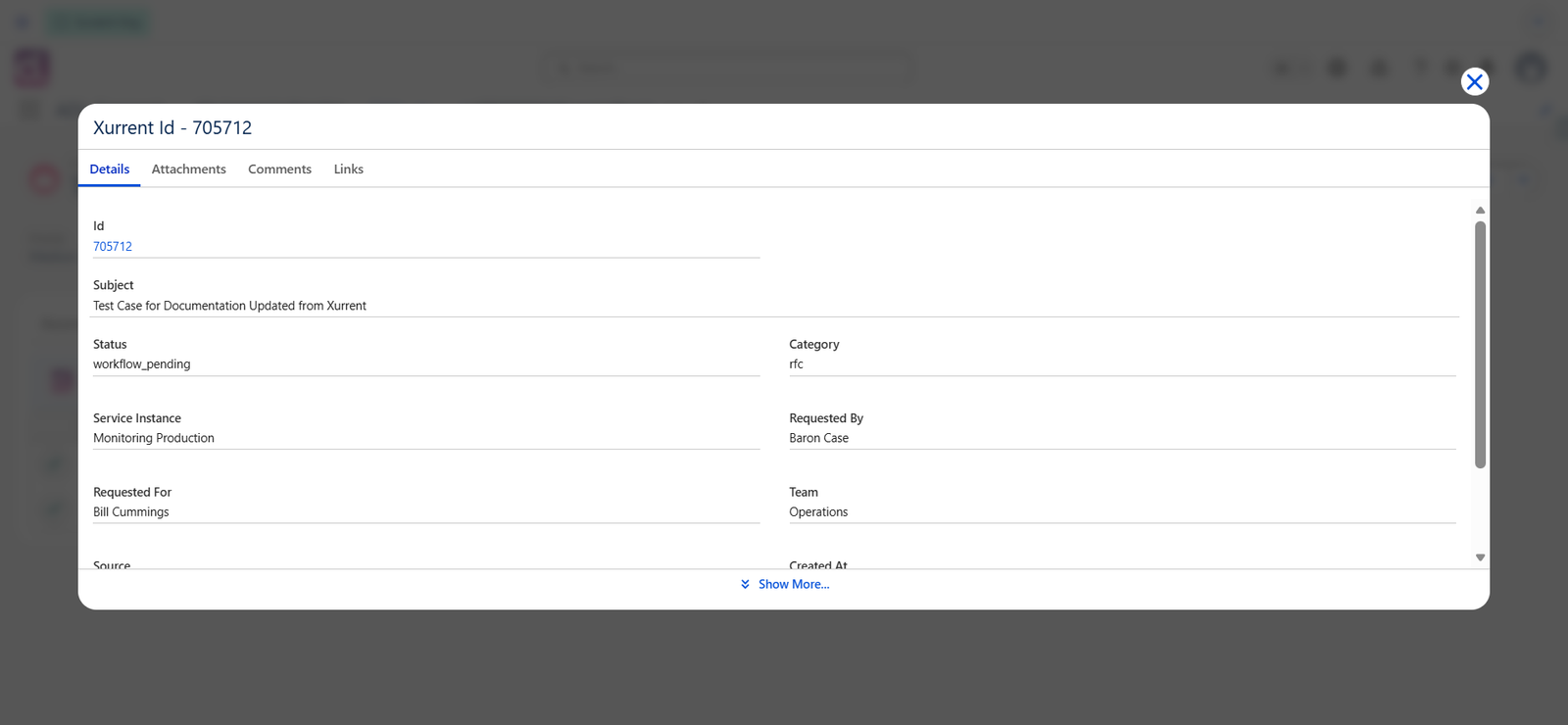Xurrent KB screenshot
