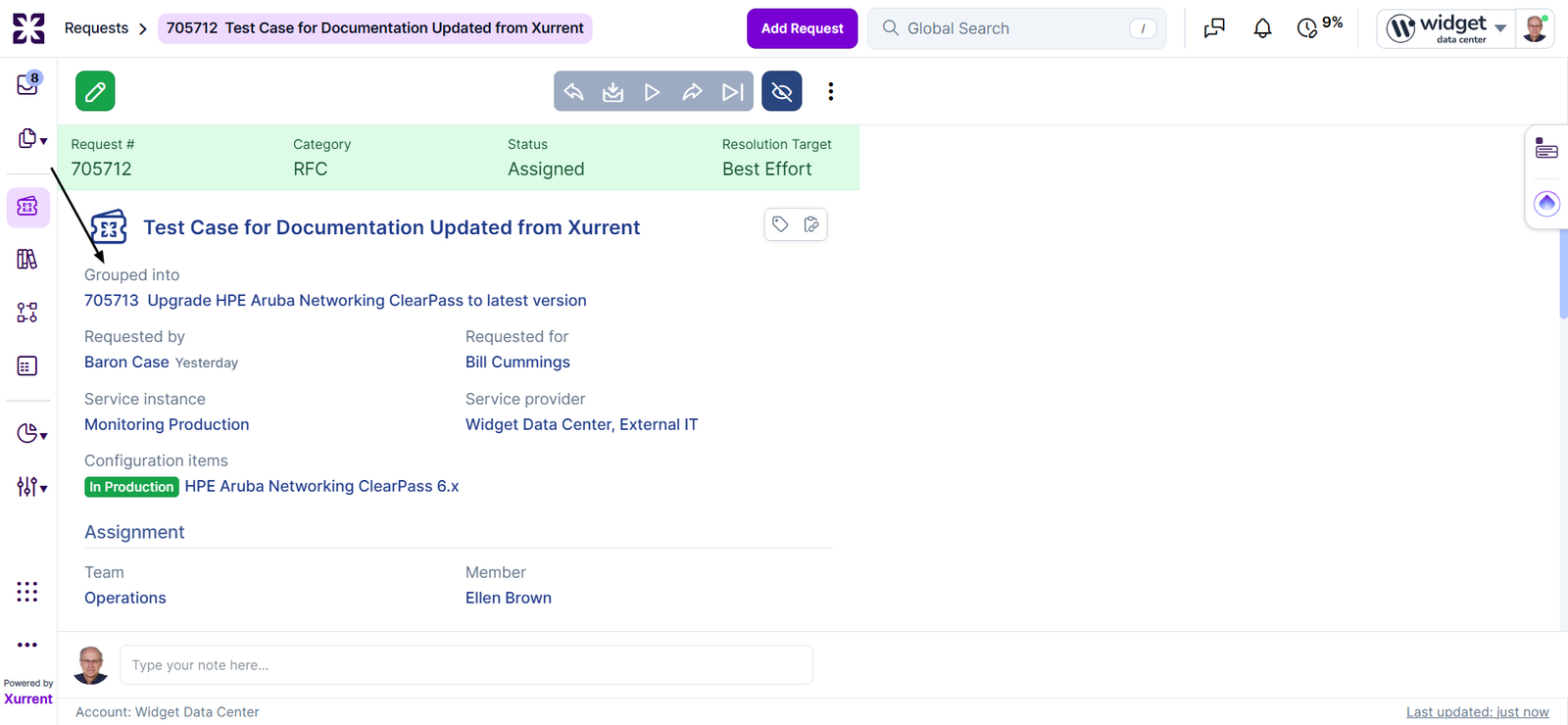 Xurrent KB screenshot