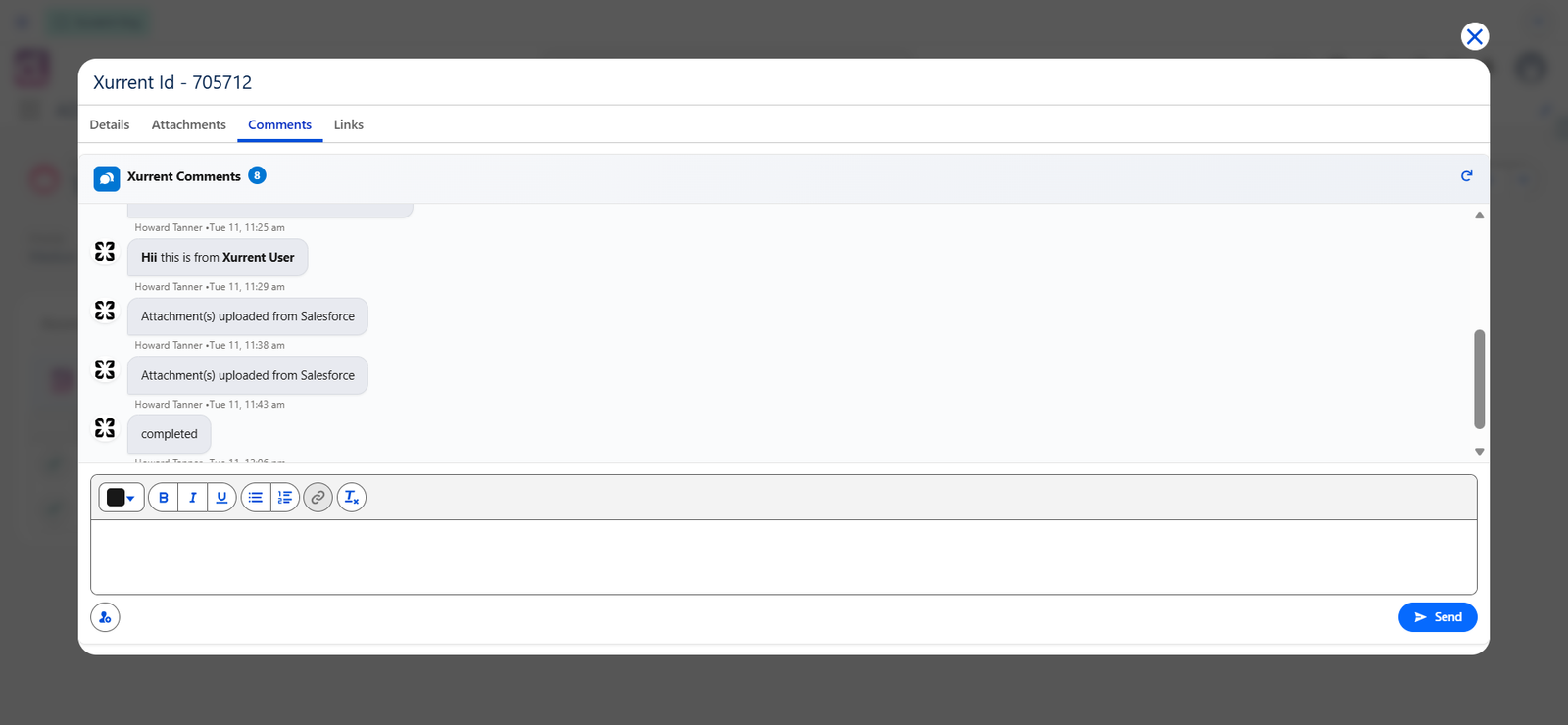 Xurrent KB screenshot