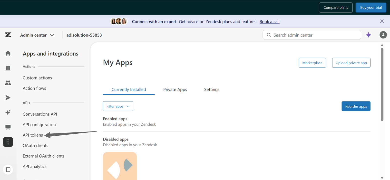 Zendesk KB screenshot