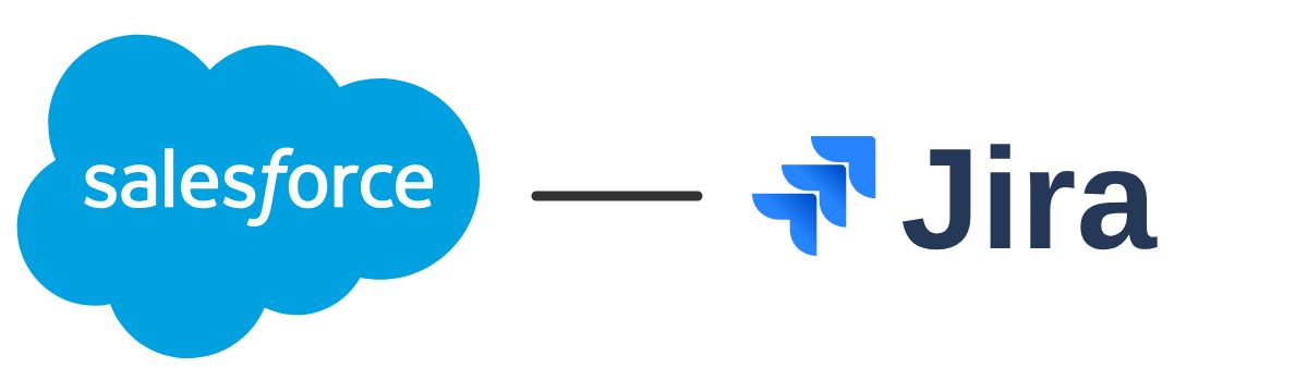 The Salesforce and Jira logos joined by ADL Connect, a native managed package that runs inside the Salesforce org